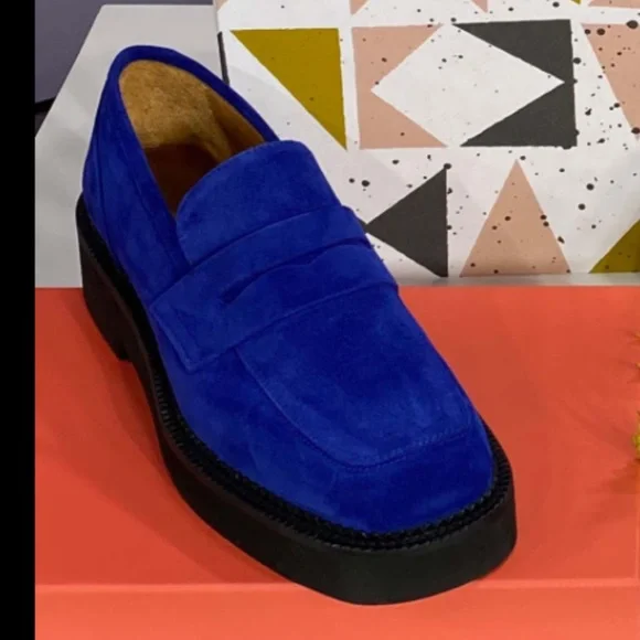 Maguire Klein Blue Paola loafers - Picture 1 of 7